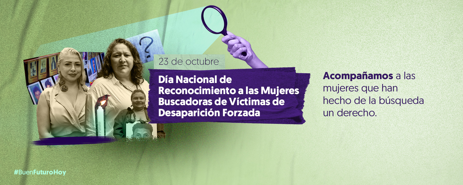 Defensoría solicita que el Registro Único de Mujeres Buscadoras de víctimas de desaparición forzada empiece a funcionar el 27 de noviembre