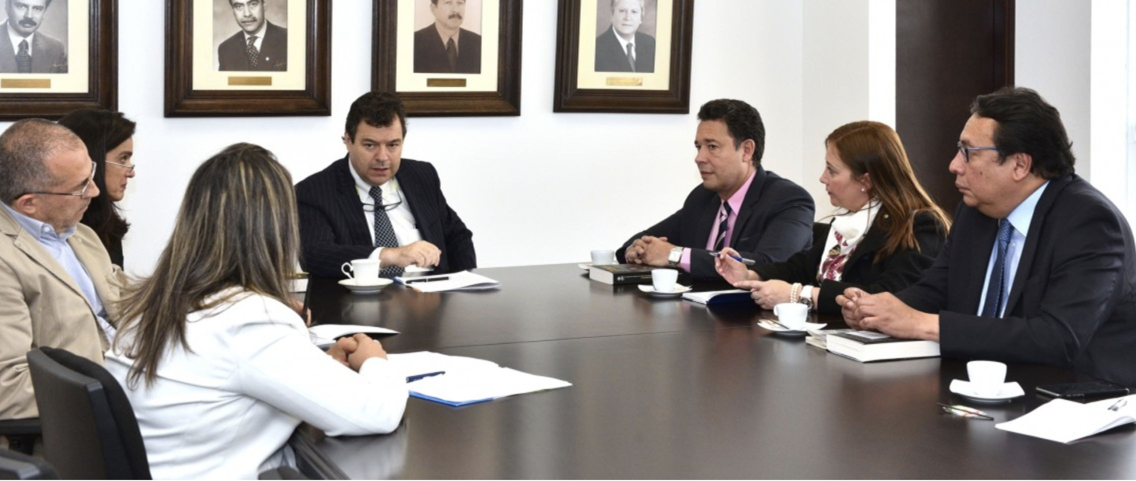 Reunión entre Defensor del Pueblo de Colombia, Carlos Negret, y el Director Ejecutivo del IIDH, Joseph Thompsom