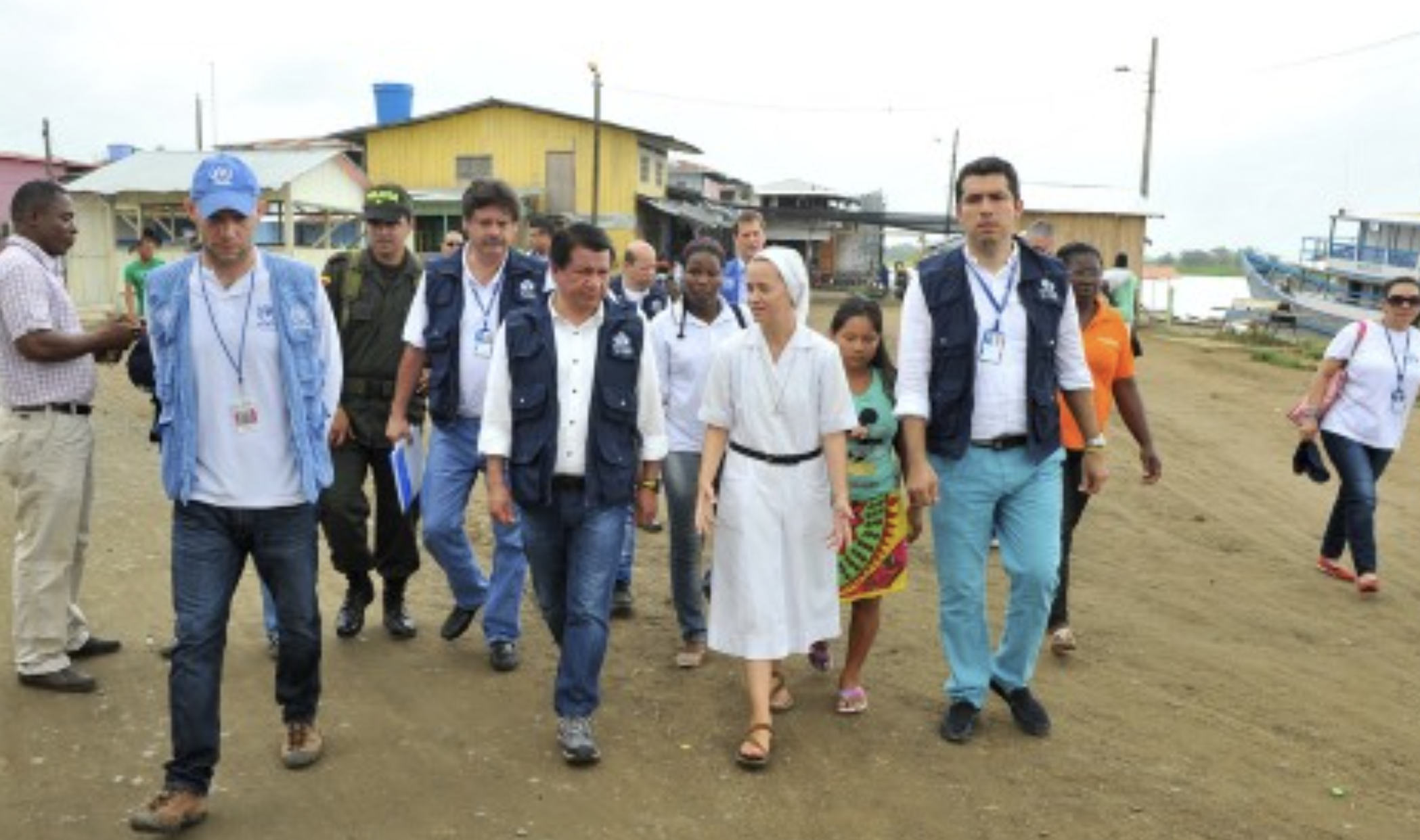 El Defensor del Pueblo, Jorge Armando Otálora Gómez, y el Representante de la ONU para los Derechos Humanos, Todd Howland, ofrecieron rueda de prensa por grave situación humanitaria en Riosucio, Chocó.