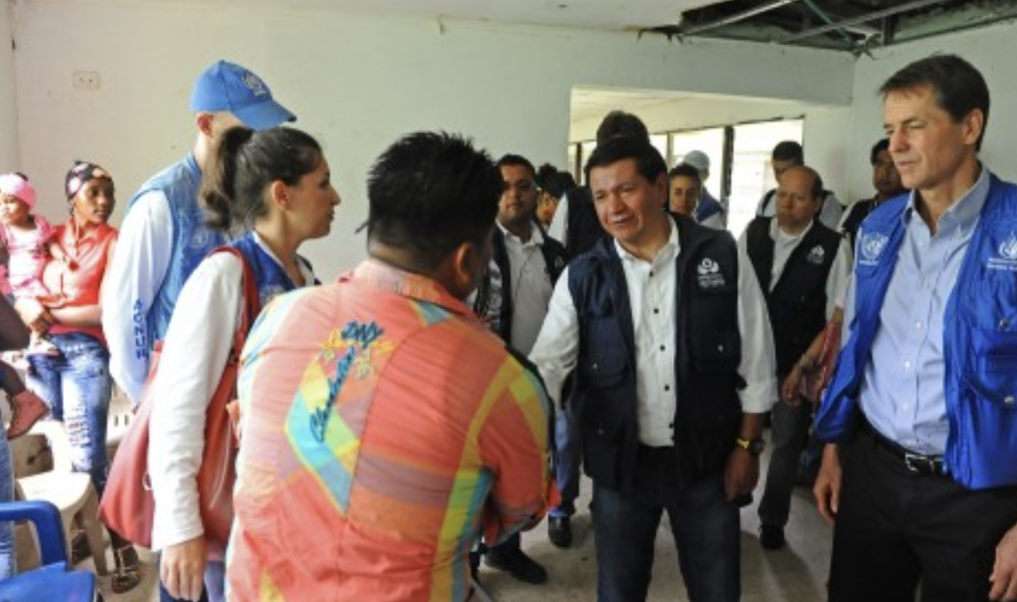 El Defensor del Pueblo, Jorge Armando Otálora Gómez, y el Representante de la ONU para los Derechos Humanos, Todd Howland, ofrecieron rueda de prensa por grave situación humanitaria en Riosucio, Chocó.