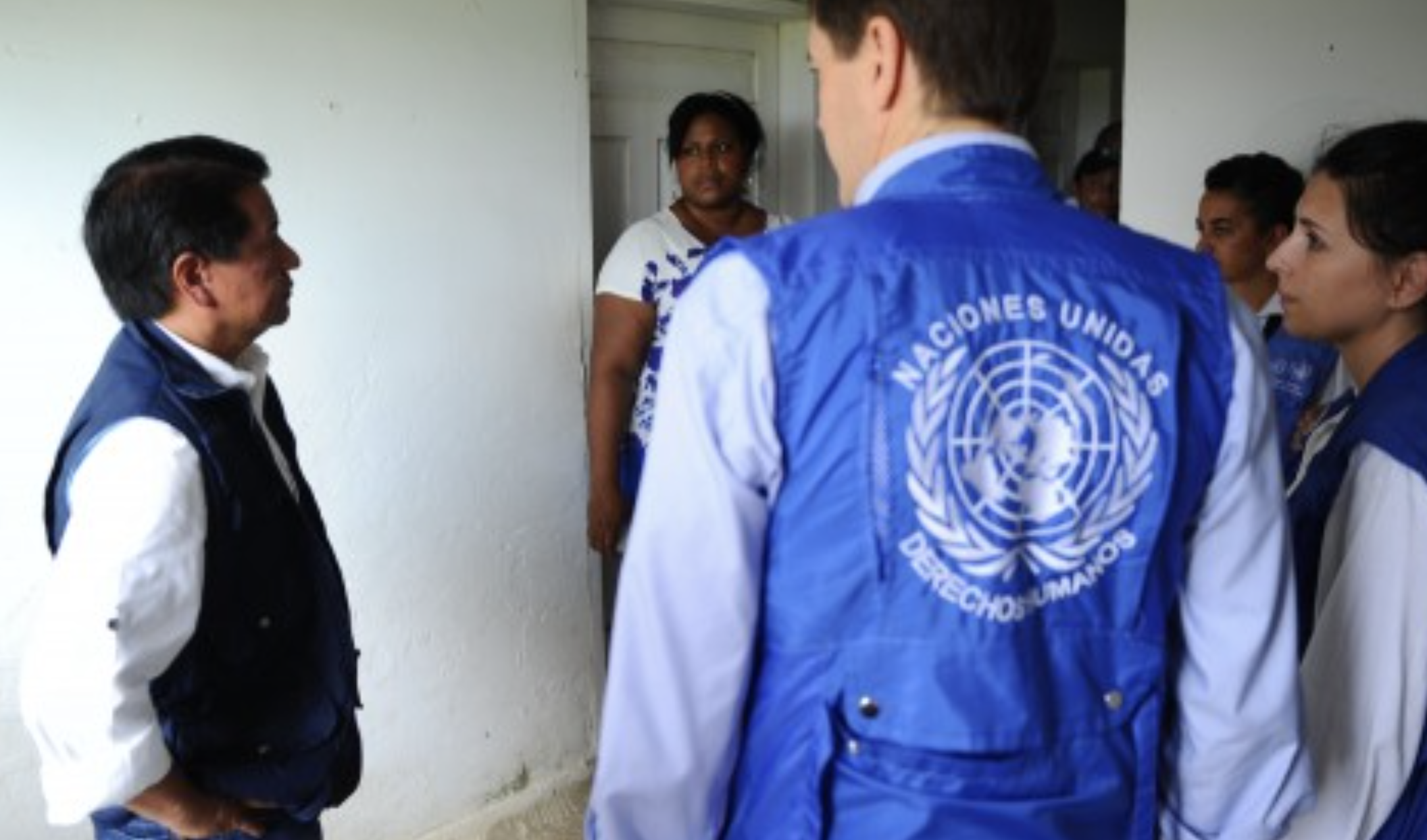 El Defensor del Pueblo, Jorge Armando Otálora Gómez, y el Representante de la ONU para los Derechos Humanos, Todd Howland, ofrecieron rueda de prensa por grave situación humanitaria en Riosucio, Chocó.