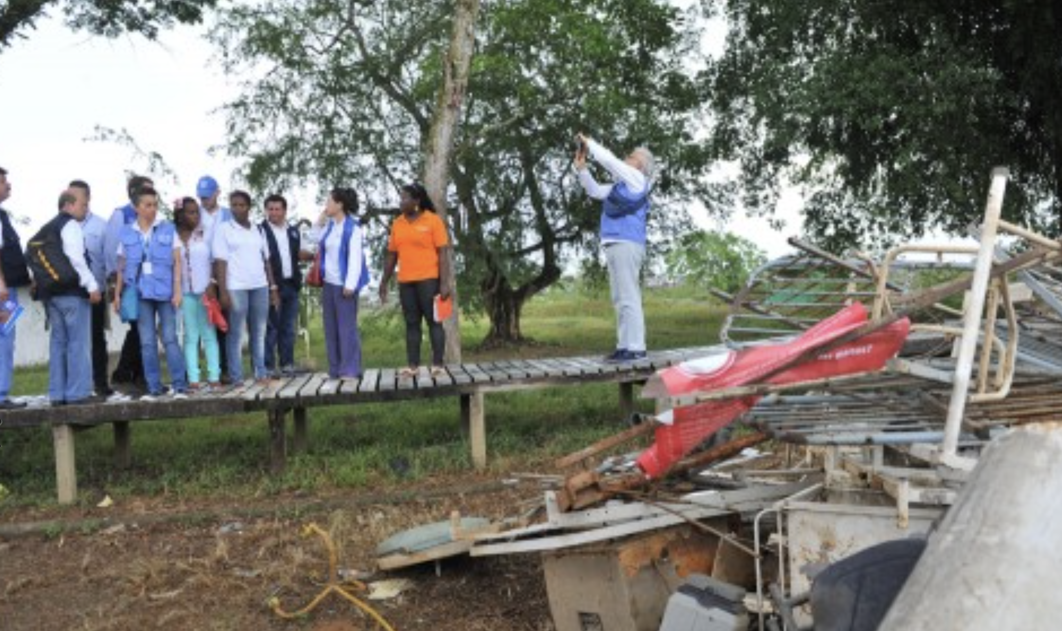 El Defensor del Pueblo, Jorge Armando Otálora Gómez, y el Representante de la ONU para los Derechos Humanos, Todd Howland, ofrecieron rueda de prensa por grave situación humanitaria en Riosucio, Chocó.