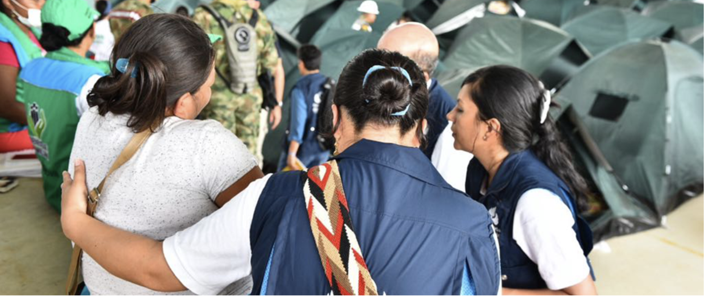 Apoyo psicosocial de la Defensoría del Pueblo en albergues de Mocoa