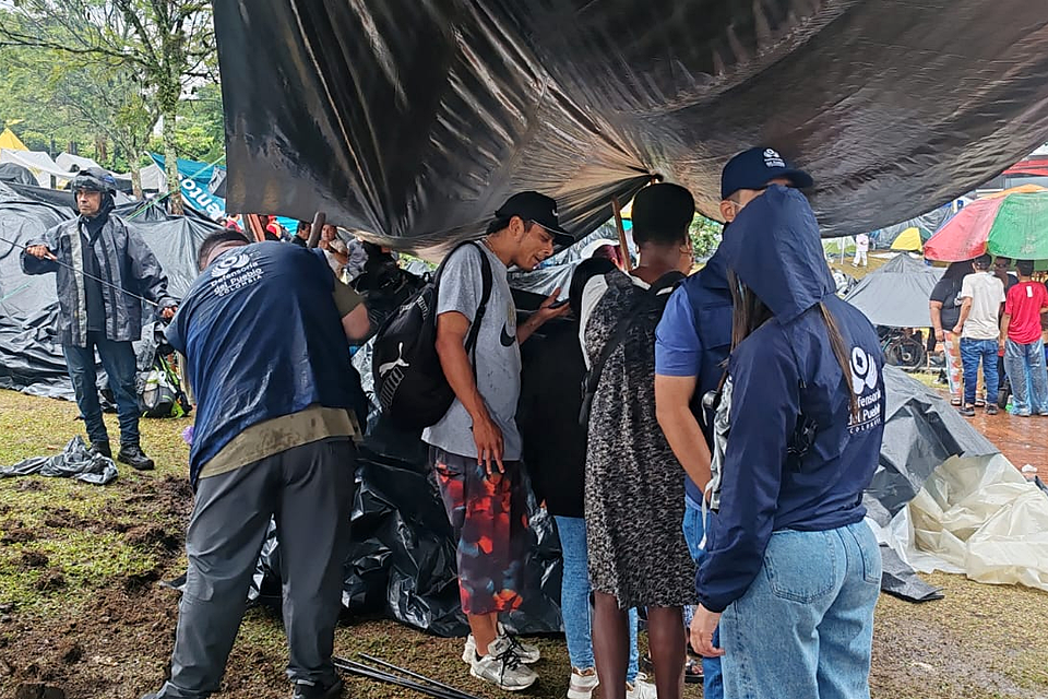 Comunidades afectadas por el terremoto en Risaralda.