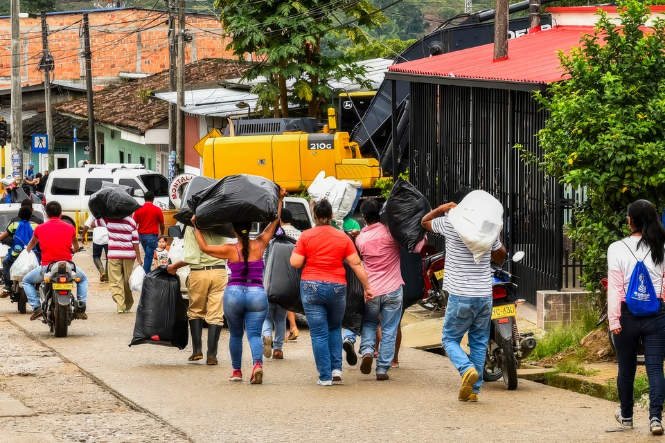 Desplazamiento forzado.