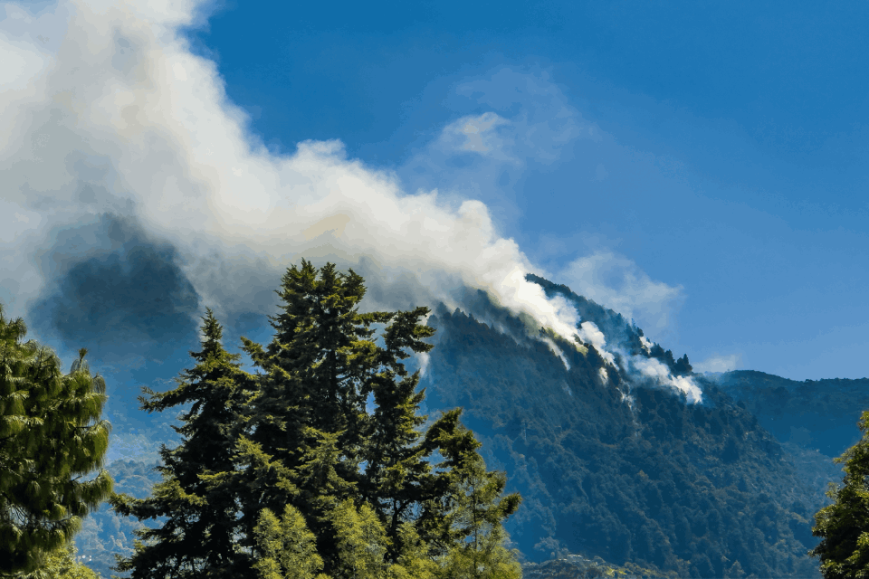 Incendio forestal en Nariño amenaza la Reserva Forestal del Pacífico.