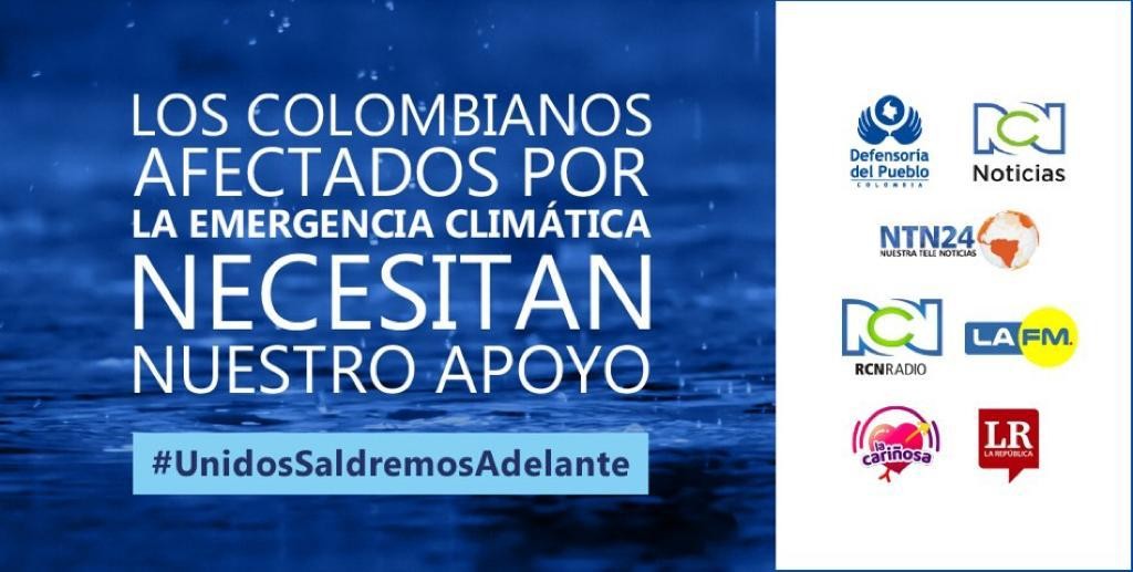 Defensoría del Pueblo lidera alianza para llevar ayudas a los damnificados de la emergencia invernal en el país
