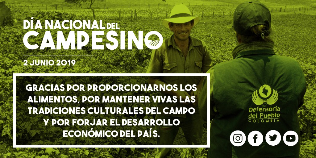 Hoy y siempre reconocemos y valoramos al campesinado como sujeto de derechos ante el Estado colombiano