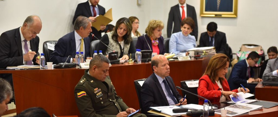 Defensoría asiste a sesión ordinaria sobre políticas penitenciarias en la Comisión Primera de la Cámara de Representantes