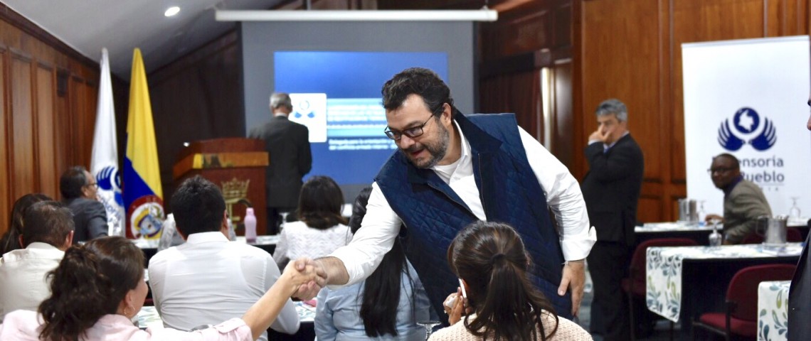 Defensor del Pueblo y Embajador de Suiza en Colombia participaron en el Encuentro Nacional del Proyecto de Tierras, etapa posfallo-fase II