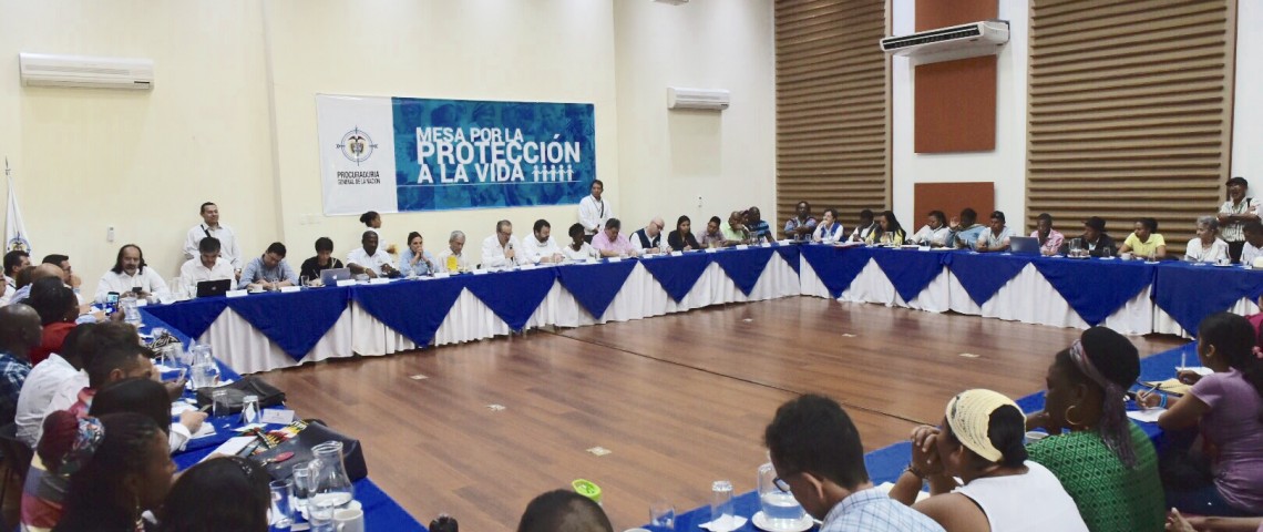 Defensor del Pueblo en instalación de la Mesa por la Protección a la vida de líderes en Santander de Quilichao (Cauca)