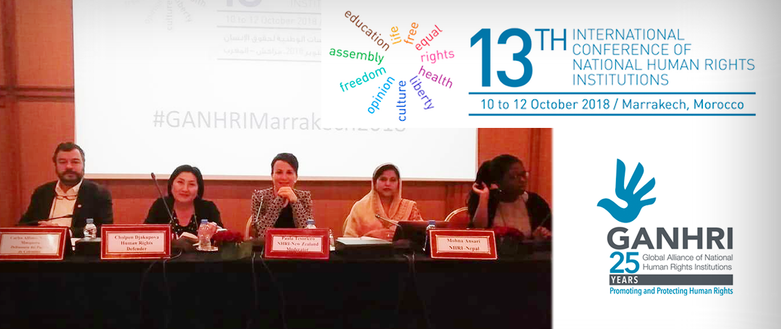 Defensor del Pueblo participa en el panel “Protección de los defensores de los derechos humanos”