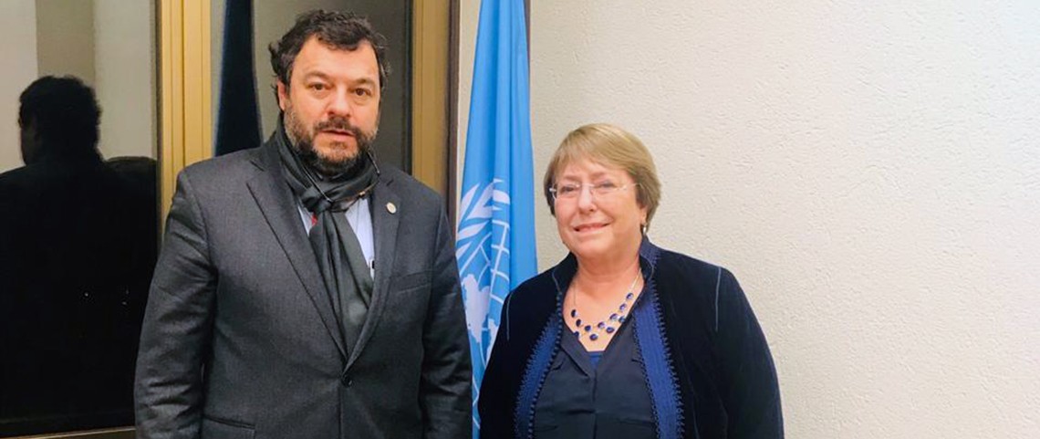 Defensor del Pueblo, Carlos Negret, se reunió con Michelle Bachelet ...