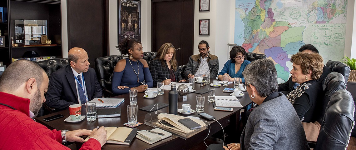 Defensor del Pueblo y plataformas sociales comparten perspectivas sobre situación de derechos humanos en Colombia