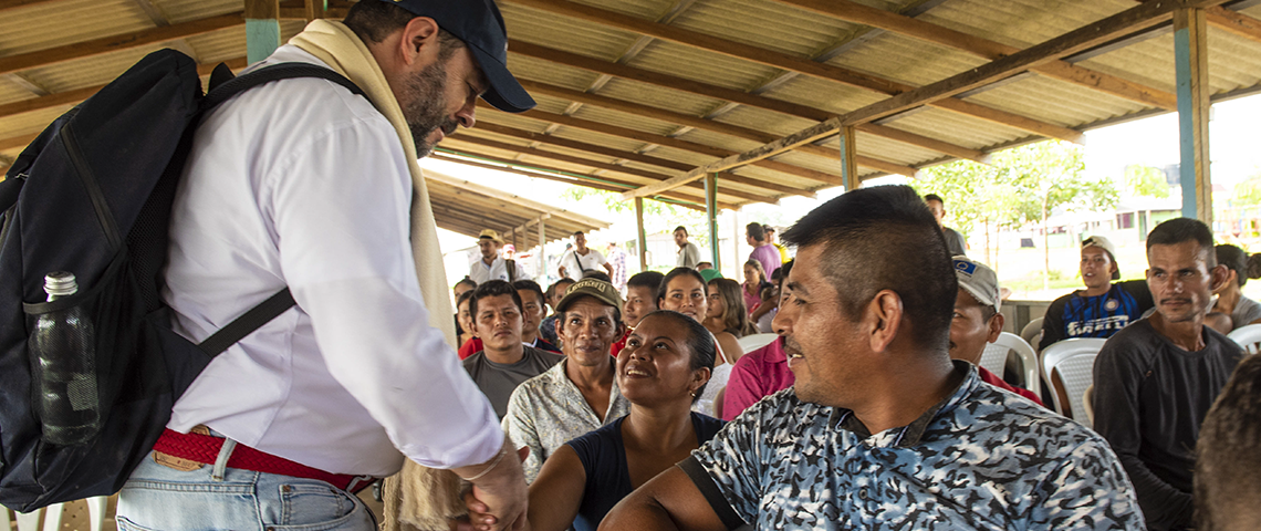 “La situación del Guaviare es preocupante”: Defensor del Pueblo desde el corregimiento Charras, San José del Guaviare
