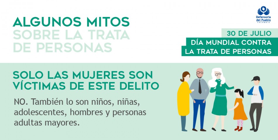 Así conmemora la Defensoría del Pueblo el Día Mundial contra la Trata de Personas
