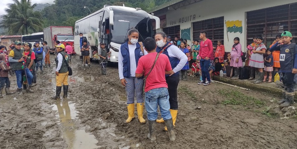 Defensoría continúa acompañando retorno de comunidades embera a sus territorios