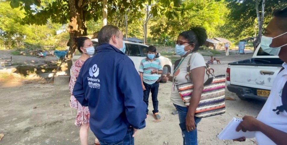 Defensoría acompaña a comunidad Embera Katío en Puerto Boyacá