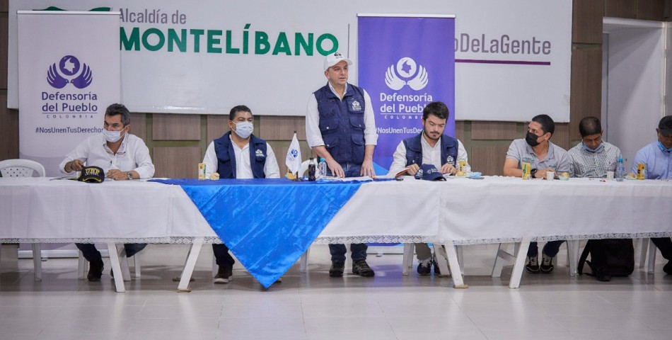 Socialización y seguimiento a la Alerta Temprana 004 de 2022 en Montelíbano, Córdoba.