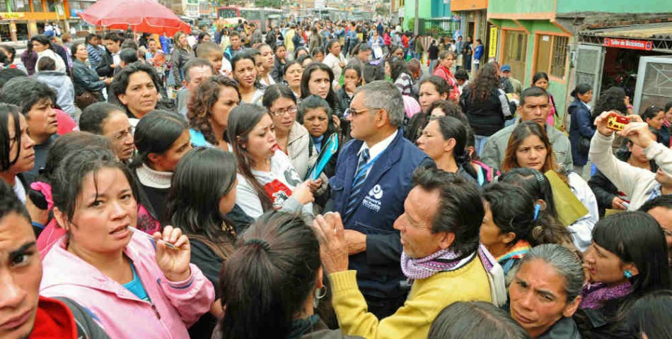 La Defensoría del Pueblo monitoriza la evolución de las protestas sociales en el país, e insiste en que no deben vulnerar derechos fundamentales de la mayoría de ciudadanos.
