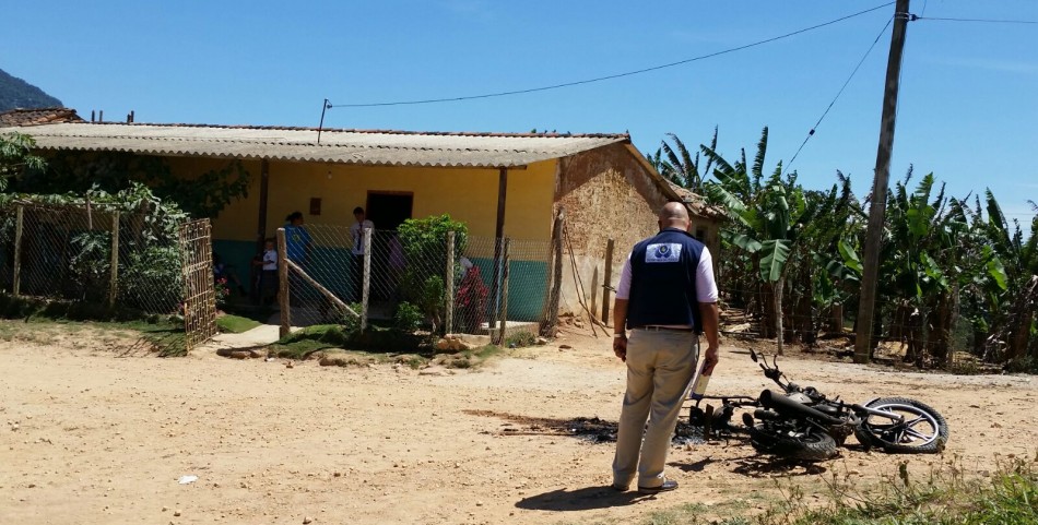 Defensoría del Pueblo hizo presencia en el lugar donde fueron atacados hombres del Ejército Nacional