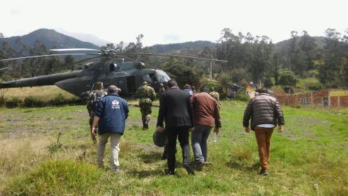 Así transcurrió la travesía de la comisión de la Defensoría que llegó hasta zona rural de Güicán, Boyacá, donde el ELN asesinó a 12 miembros de la Fuerza Pública.