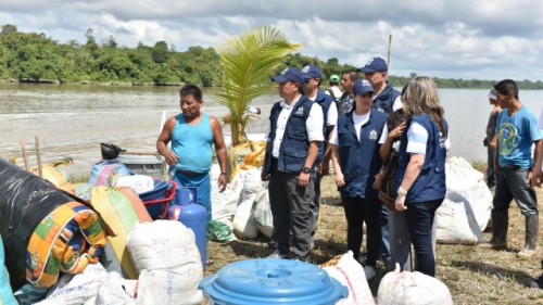 Jorge Armando Otálora Gómez y un equipo de la Institución llegaron hasta el resguardo de Aguaclara, en una zona rural a 6 horas del principal puerto del Pacífico colombiano.