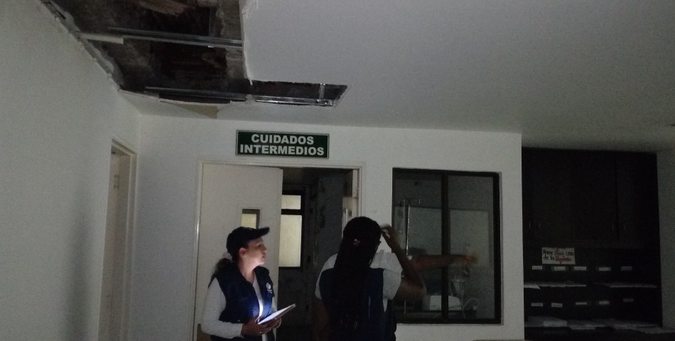 Funcionarios de la Defensoría verifican condiciones en Hospital San Francisco de Asís de Quidbó, Chocó