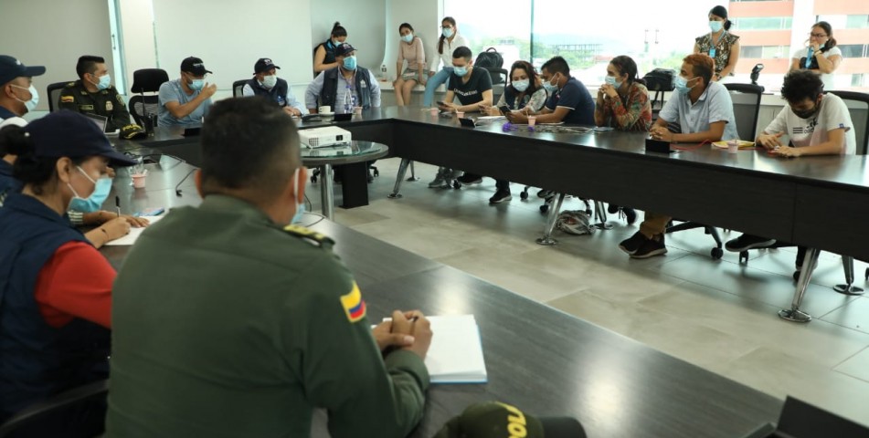 En Villavicencio, jóvenes y Policía, en diálogo social por intermediación del Defensor del Pueblo