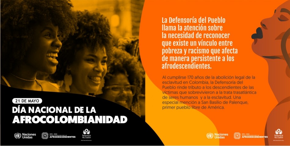 La Defensoría del Pueblo impulsará un Proyecto de Ley de reconocimiento, perdón y reparación histórica a los Afrodescendientes