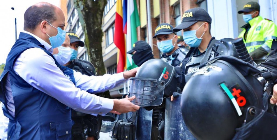 Con revisión del Esmad a nivel nacional inició acompañamiento de la Defensoría a la jornada de protestas