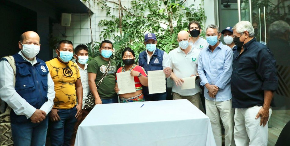 Mediación de la Defensoría permite poner fin a minga indígena frente a instalaciones de la empresa Urrá