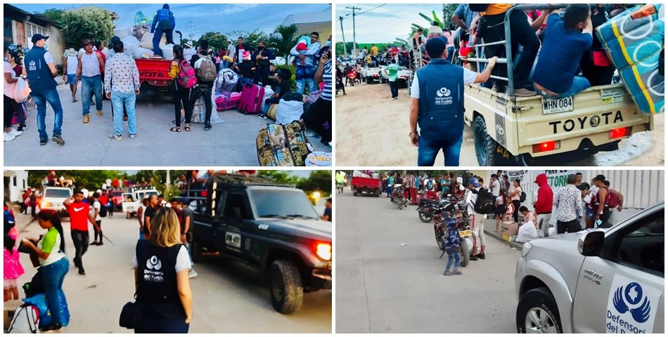 Defensoría acompaña retorno de familias desplazadas en Sur de Bolívar