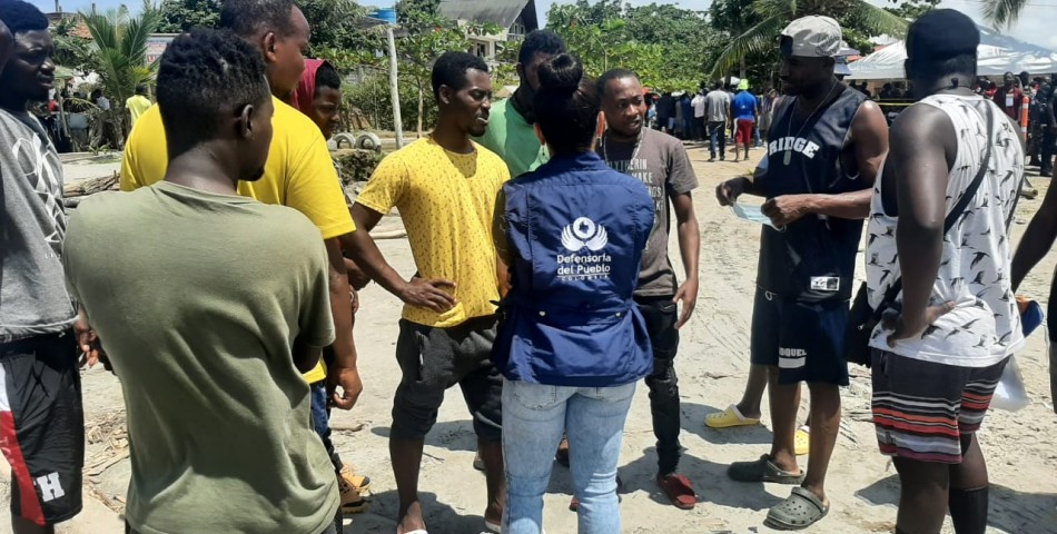 Se intensifica en Necoclí el represamiento de migrantes en tránsito hacia Panamá