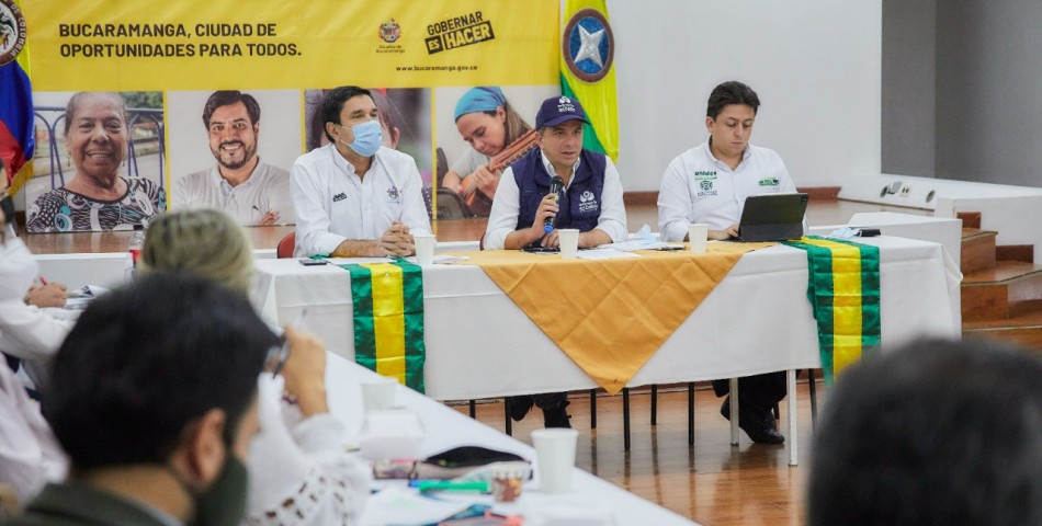 Defensor del Pueblo y autoridades de Bucaramanga analizan recomendaciones de la alerta temprana emitida para la ciudad