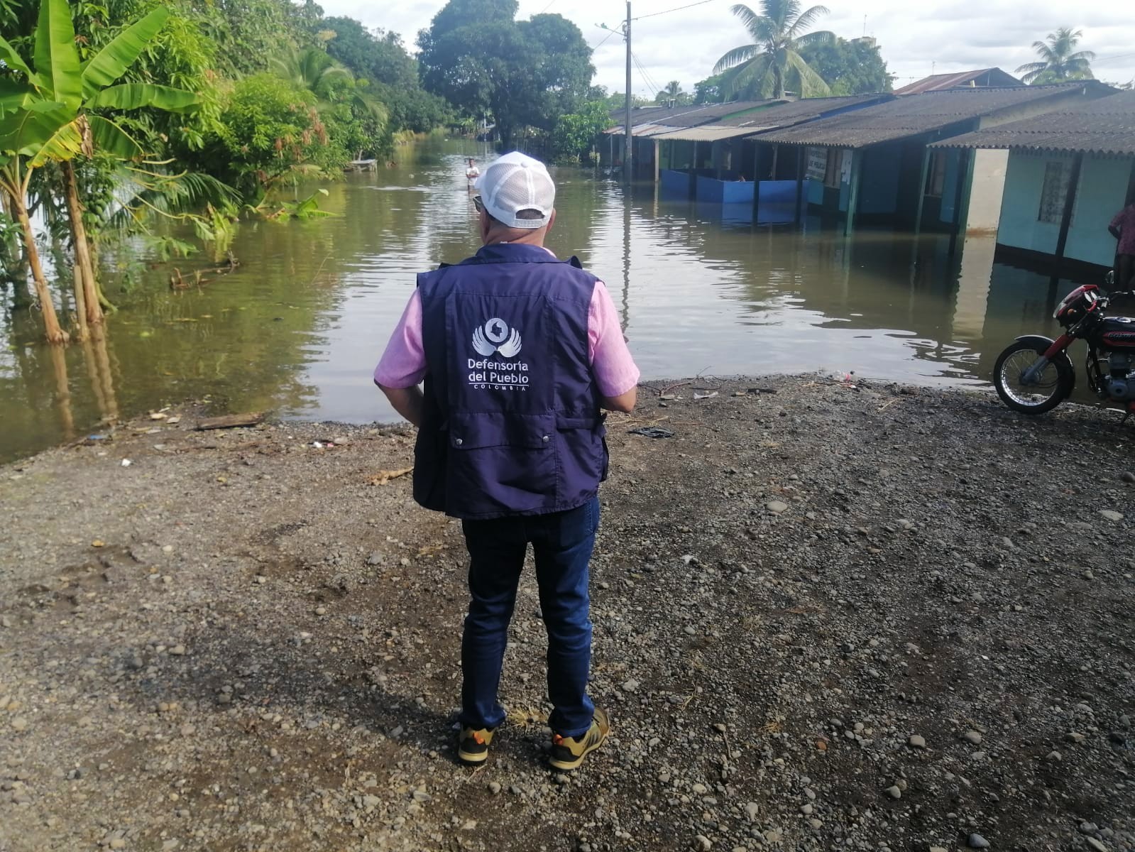 En Chigorodó, Antioquia, 878 resultaron damnificadas debido a la ola invernal.