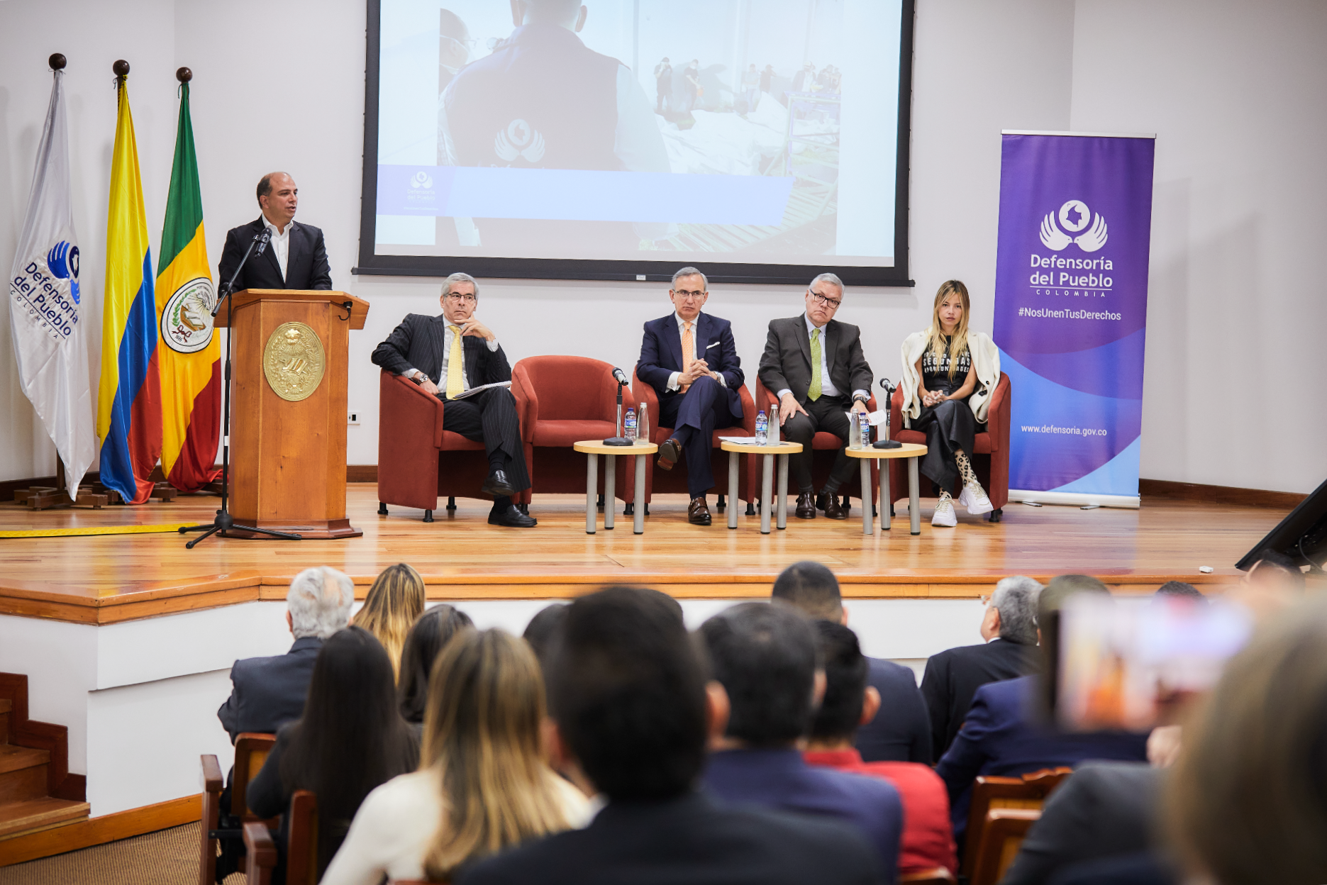 Evento en la Universidad Externado. 