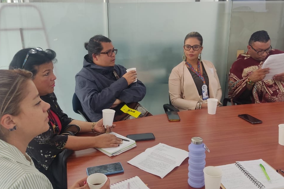 Defensoría del Pueblo brindó asesoría jurídica y acompañamiento técnico a comunidad indígena de Cota