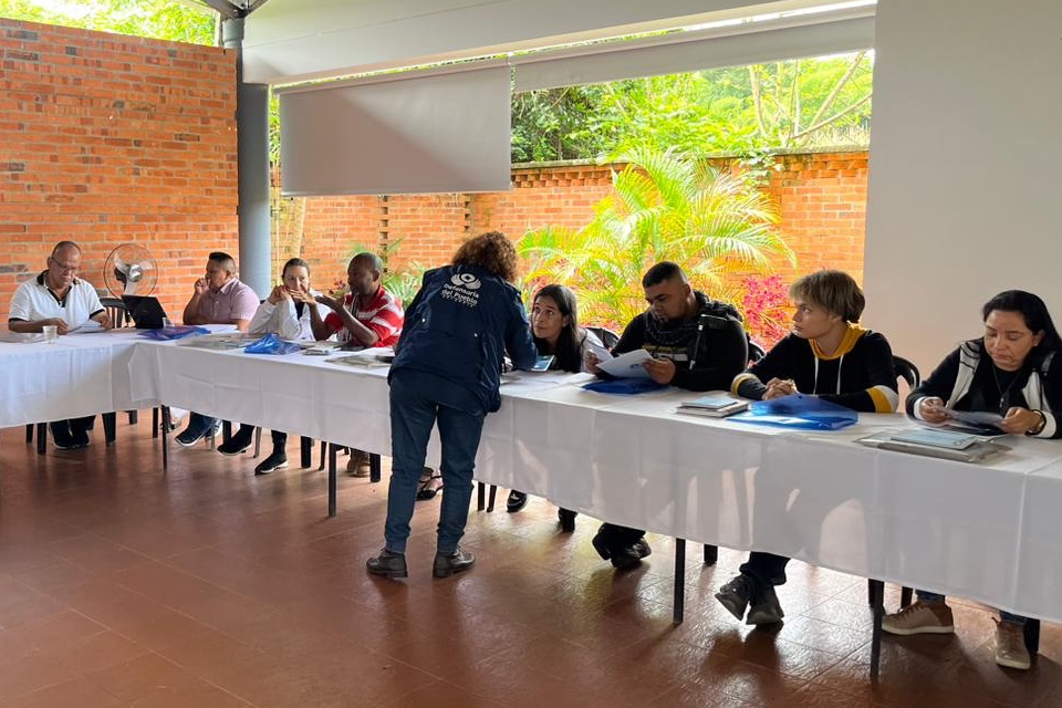Regional Valle del Cauca realiza ejercicio de formación para líderes y lideresas sociales
