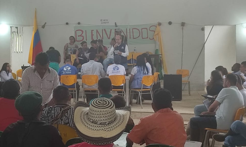 En acompañamiento a Asamblea de Autoridades Embera Katío en Chocó, Defensoría constató condiciones de vulnerabilidad para su retorno