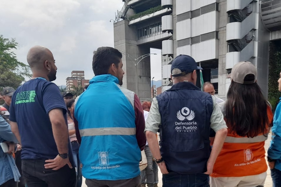 Defensoría del Pueblo acompaña y garantiza derecho a la protesta social pacífica de manifestantes provenientes de riberas del río Cauca 