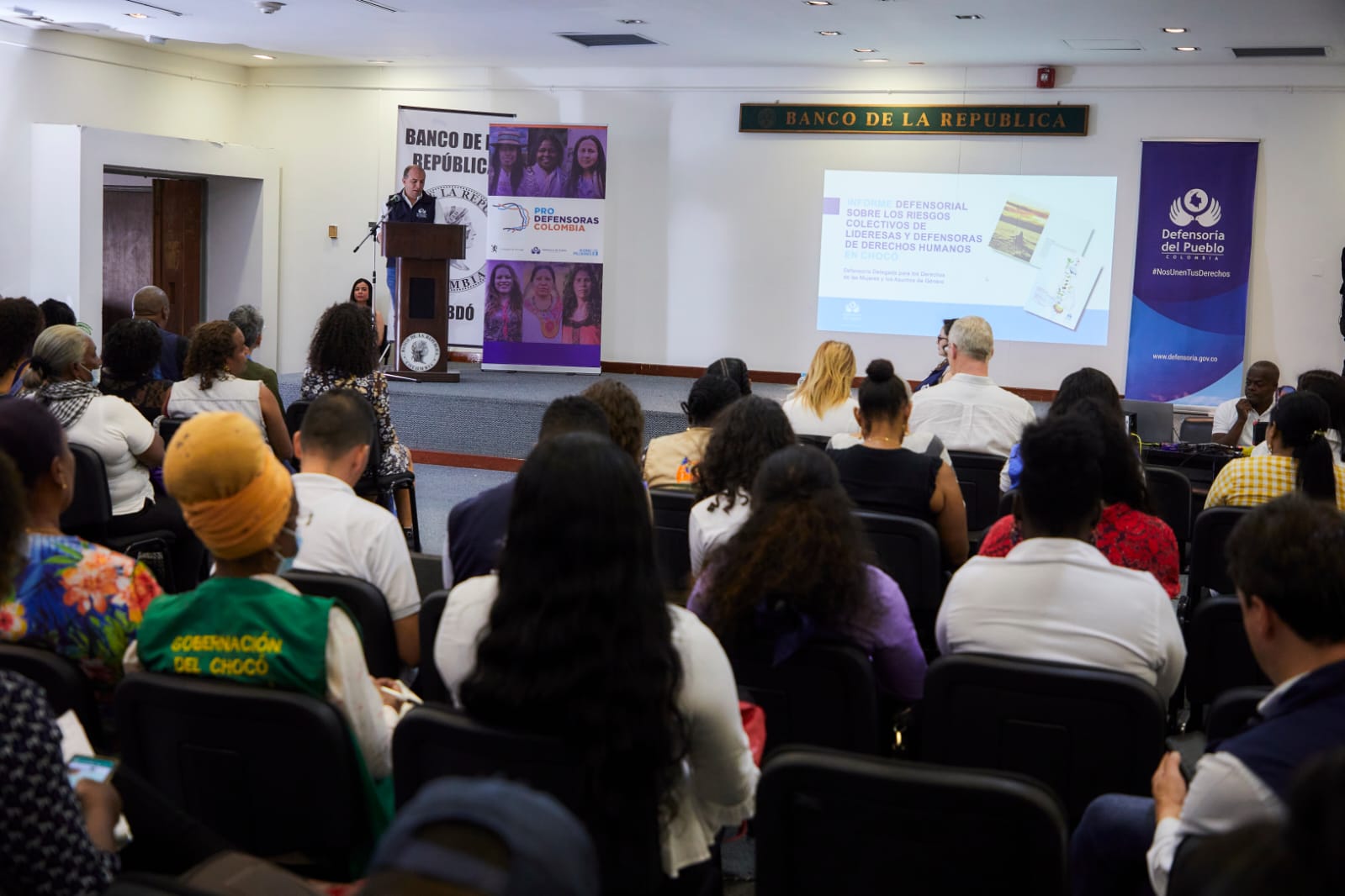 Evento Chocó con Prodefensoras. 