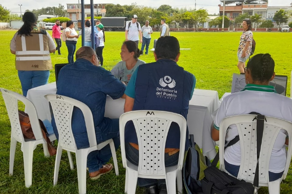 Defensoría Regional Valle acompañó jornada atención a población rural de Palmira