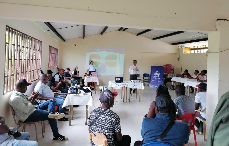 Defensoría del Pueblo escuchó a las comunidades del Chocó