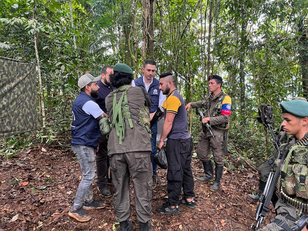 Regreso a la libertad de joven que estaba en poder de las disidencias de las Farc