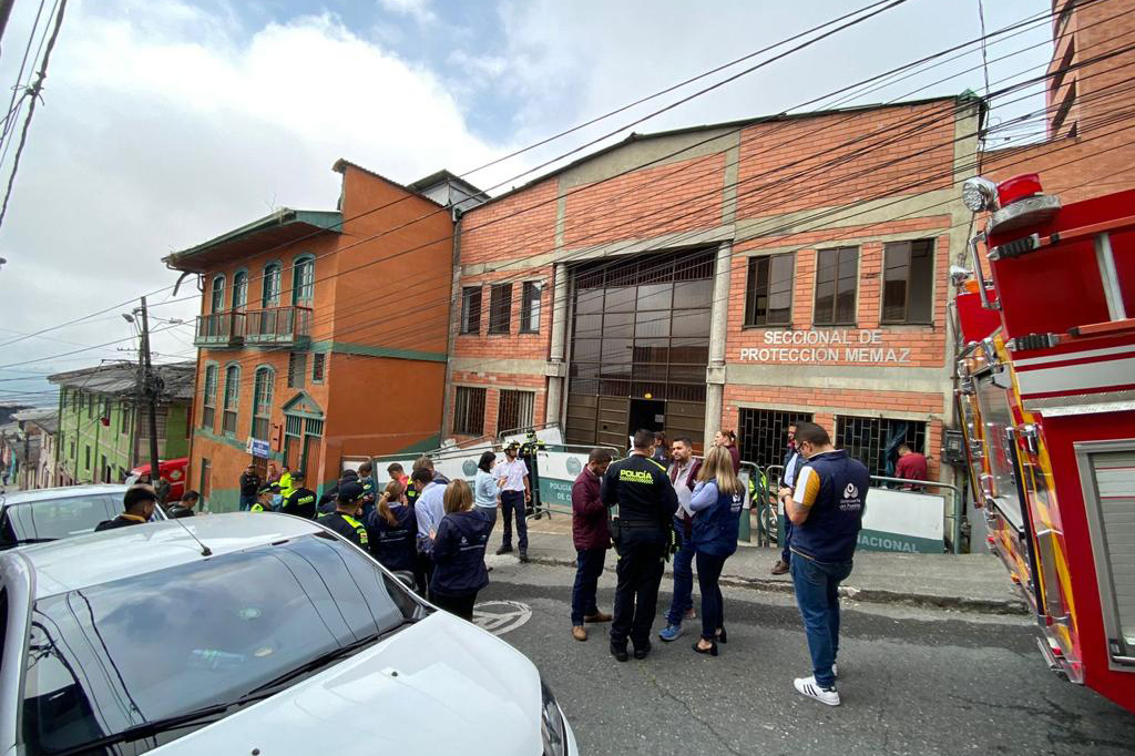 Defensoría del Pueblo adelanta el   acompañamiento a esta población y verifica circunstancias relacionadas con la conflagración de CDT en Manizales, donde un incendio cobró la vida de una persona y dejó heridas a otras siete.