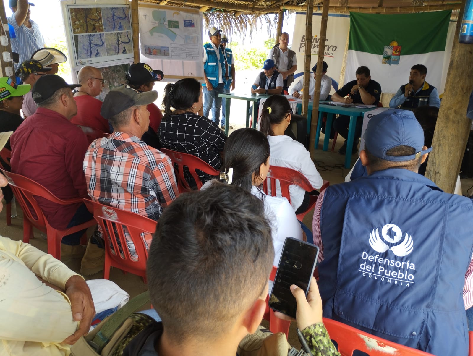 Defensoría del Pueblo verificó inicio de obras del canal La Esperanza y del dique Cara de Gato
