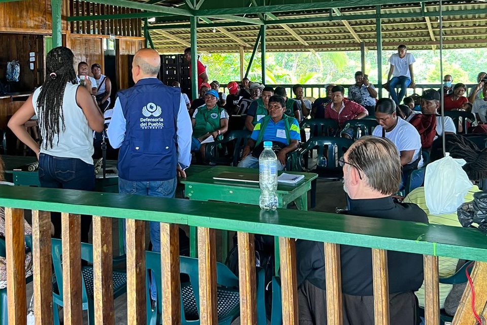 Defensoría del Pueblo participó en mesa de acuerdos suscritos, derivados de protesta en Parque Nacional Natural Utría