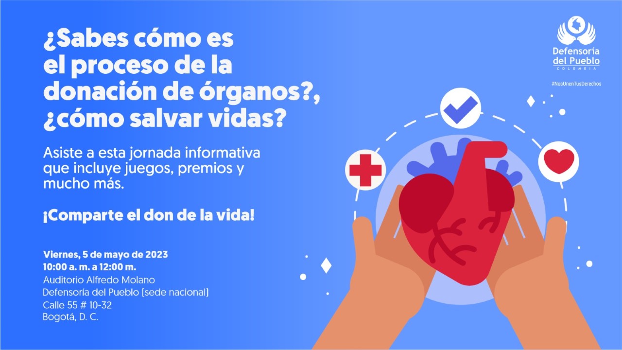Jornada donación de órganos. 