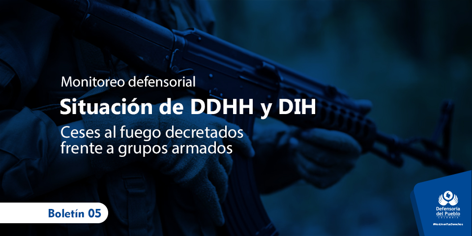 En el marco del cese al fuego impulsado por el Gobierno se han registrado 117 acciones violentas